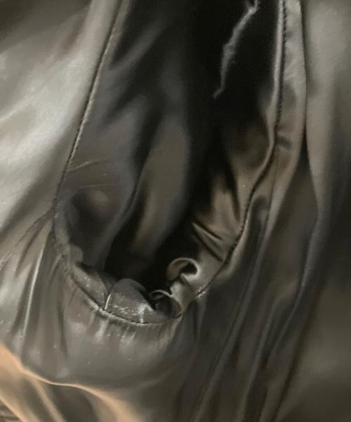 MaxMara（マックスマーラ）MaxMara (マックスマーラ) ダブルハーフコート ブラック サイズ:38の古着・服飾アイテム