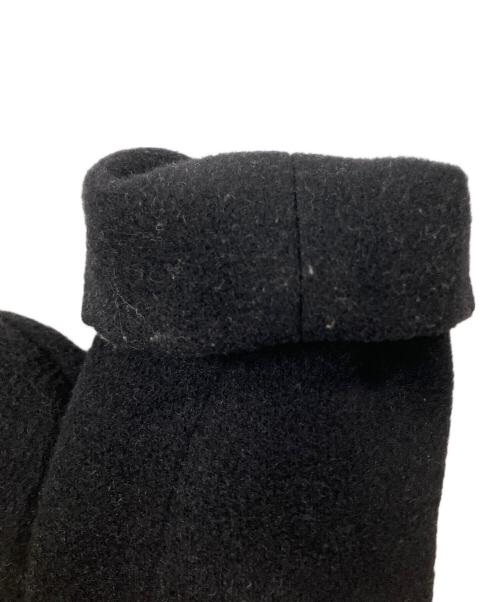 MaxMara（マックスマーラ）MaxMara (マックスマーラ) ダブルハーフコート ブラック サイズ:38の古着・服飾アイテム