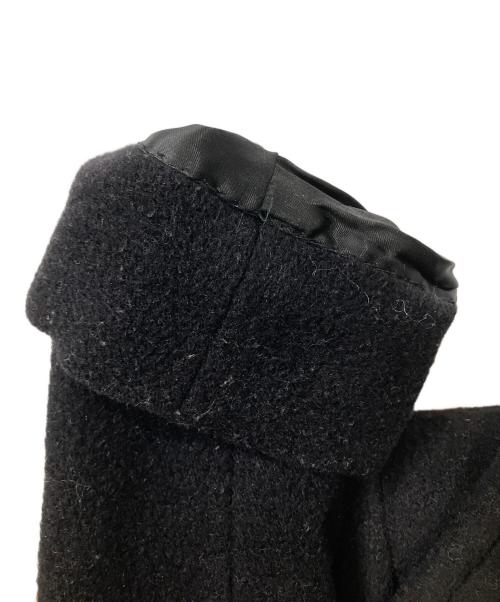 MaxMara（マックスマーラ）MaxMara (マックスマーラ) ダブルハーフコート ブラック サイズ:38の古着・服飾アイテム