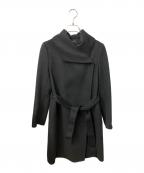 icBアイシービー）の古着「カシミヤ製コート　ブラック」｜ブラック