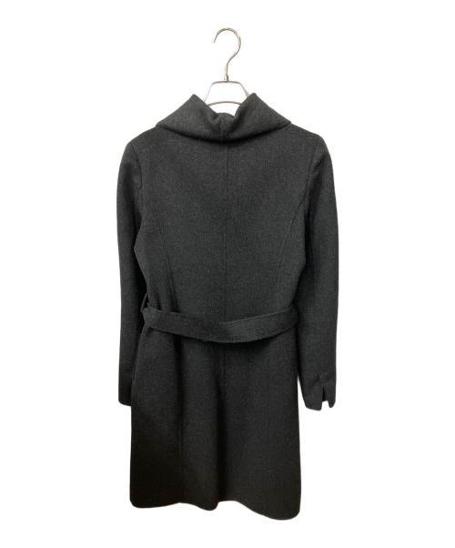 icB（アイシービー）icB (アイシービー) カシミヤ製コート　ブラック ブラック サイズ:11の古着・服飾アイテム