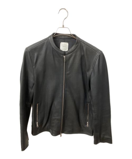 UNITED TOKYO（ユナイテッドトーキョー）UNITED TOKYO (ユナイテッドトーキョー) ラムレザージャケット　ブラック ブラック サイズ:3の古着・服飾アイテム