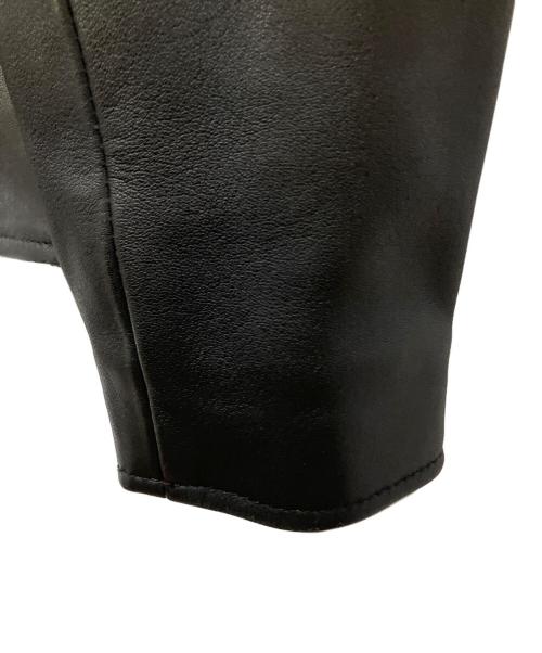 UNITED TOKYO（ユナイテッドトーキョー）UNITED TOKYO (ユナイテッドトーキョー) ラムレザージャケット　ブラック ブラック サイズ:3の古着・服飾アイテム