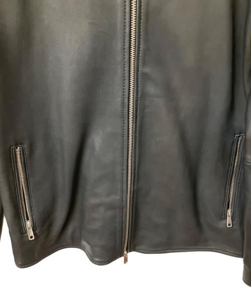 UNITED TOKYO（ユナイテッドトーキョー）UNITED TOKYO (ユナイテッドトーキョー) ラムレザージャケット　ブラック ブラック サイズ:3の古着・服飾アイテム