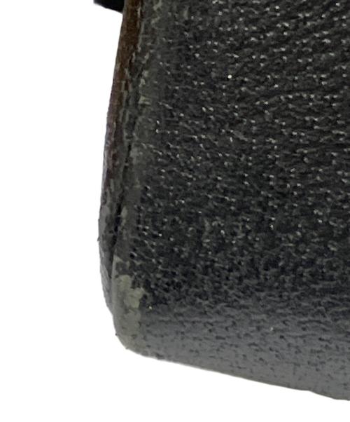 GUCCI（グッチ）GUCCI (グッチ) GGキャンバスショルダーバッグ　ブラック ブラックの古着・服飾アイテム