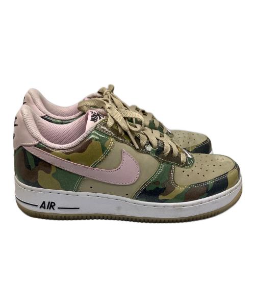 NIKE（ナイキ）NIKE (ナイキ) AIR FORCE 1 LOW RETRO DESERT オリーブ×ピンク サイズ:25.5の古着・服飾アイテム