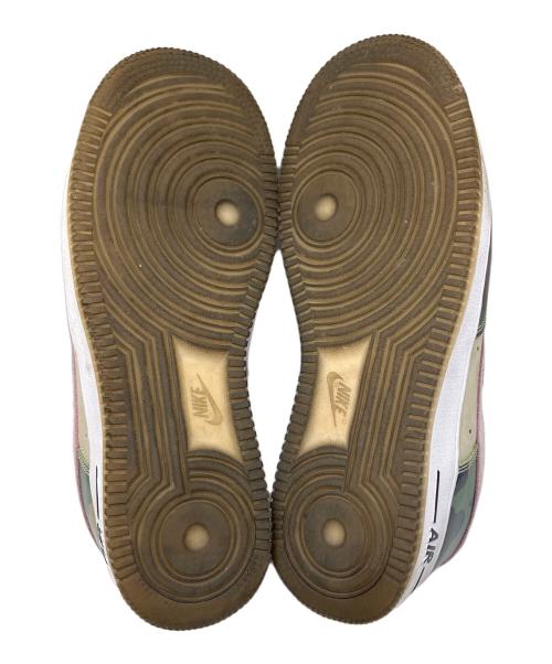 NIKE（ナイキ）NIKE (ナイキ) AIR FORCE 1 LOW RETRO DESERT オリーブ×ピンク サイズ:25.5の古着・服飾アイテム