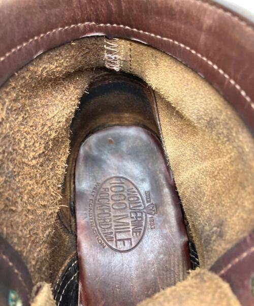 WOLVERINE（ウルヴァリン）WOLVERINE (ウルヴァリン) 1000MILE BOOT COURTLAND ブラウン サイズ:26の古着・服飾アイテム
