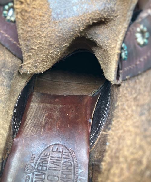 WOLVERINE（ウルヴァリン）WOLVERINE (ウルヴァリン) 1000MILE BOOT COURTLAND ブラウン サイズ:26の古着・服飾アイテム