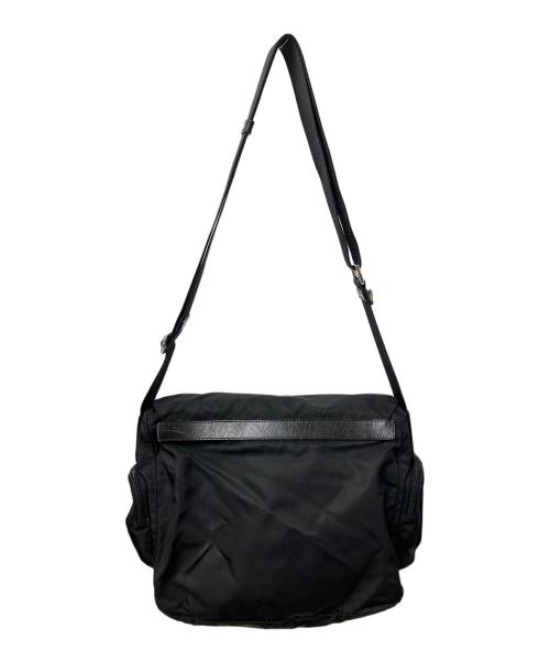 PRADA（プラダ）PRADA (プラダ) メッセンジャーバッグ ブラックの古着・服飾アイテム