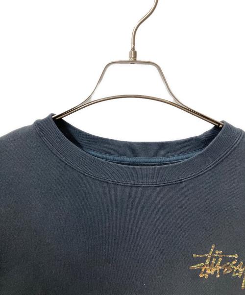 stussy（ステューシー）stussy (ステューシー) ロゴスウェット グレー サイズ:Mの古着・服飾アイテム