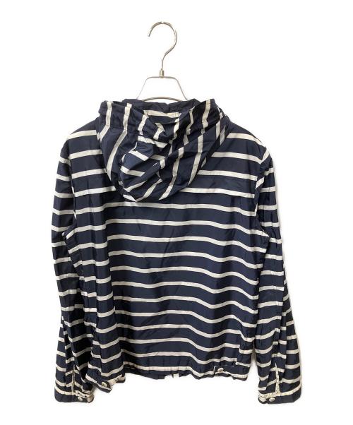 MONCLER GAMME BLEU（モンクレール ガム ブルー）MONCLER GAMME BLEU (モンクレール ガム ブルー) ジップアップパーカー ネイビー×ホワイト サイズ:1の古着・服飾アイテム