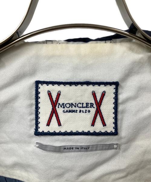 MONCLER GAMME BLEU（モンクレール ガム ブルー）MONCLER GAMME BLEU (モンクレール ガム ブルー) ジップアップパーカー ネイビー×ホワイト サイズ:1の古着・服飾アイテム