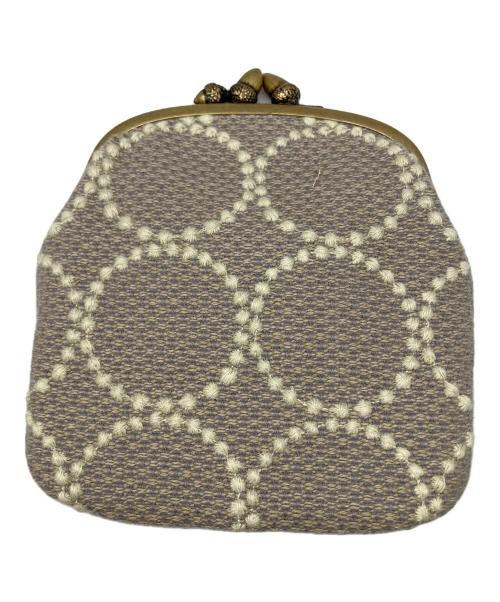 mina perhonen（ミナ ペルホネン）mina perhonen (ミナ ペルホネン) cuddle purse tambourine グレーの古着・服飾アイテム