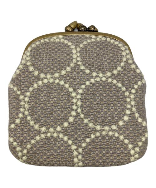 mina perhonen（ミナ ペルホネン）mina perhonen (ミナ ペルホネン) cuddle purse tambourine グレーの古着・服飾アイテム