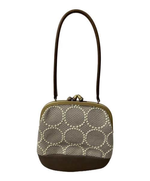 mina perhonen（ミナ ペルホネン）mina perhonen (ミナ ペルホネン) cuddle bag tambourine グレーの古着・服飾アイテム