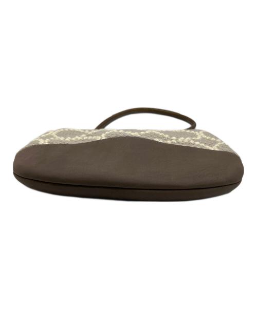 mina perhonen（ミナ ペルホネン）mina perhonen (ミナ ペルホネン) cuddle bag tambourine グレーの古着・服飾アイテム