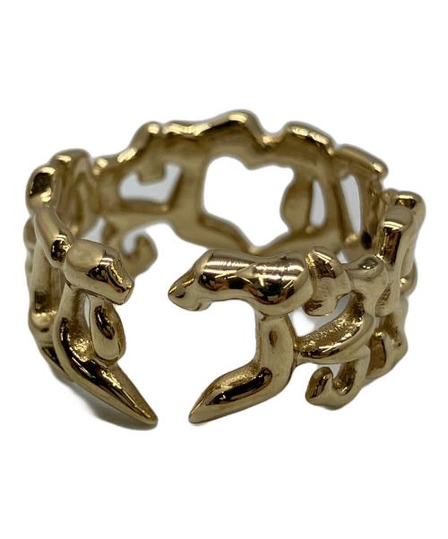 DIESEL（ディーゼル）DIESEL (ディーゼル) リング  ゴールド サイズ:１６号の古着・服飾アイテム