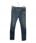 DIET BUTCHER SLIM SKINダイエットブッチャースリムスキン）の古着「デニムスリムパンツ インディゴ」｜インディゴ