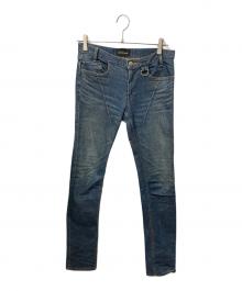 DIET BUTCHER SLIM SKIN（ダイエットブッチャースリムスキン）の古着「デニムスリムパンツ インディゴ」｜インディゴ