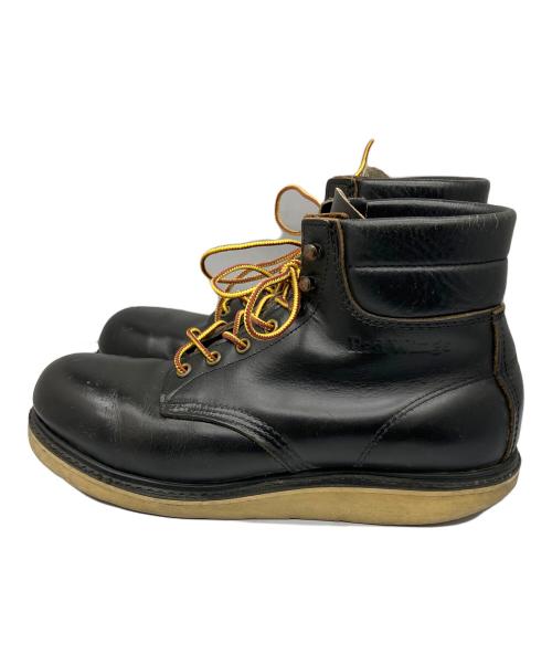 RED WING（レッドウィング）RED WING (レッドウィング) アイリッシュセッター スーパーソール プレーントゥ 90ｓ ブラック サイズ:26.5の古着・服飾アイテム