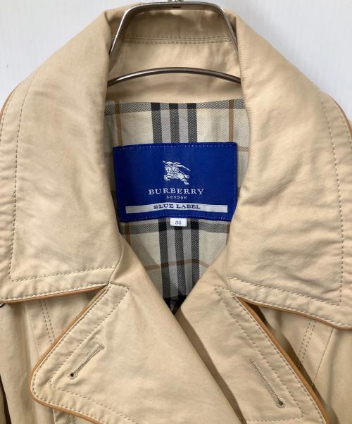 BURBERRY BLUE LABEL（バーバリー ブルー レーベル）BURBERRY BLUE LABEL (バーバリー ブルー レーベル) トレンチコート ベージュ サイズ:38の古着・服飾アイテム