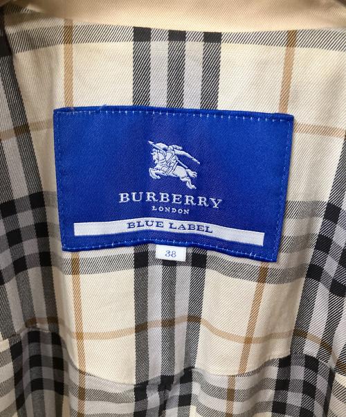 BURBERRY BLUE LABEL（バーバリー ブルー レーベル）BURBERRY BLUE LABEL (バーバリー ブルー レーベル) トレンチコート ベージュ サイズ:38の古着・服飾アイテム