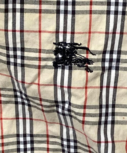 BURBERRY BLUE LABEL（バーバリー ブルー レーベル）BURBERRY BLUE LABEL (バーバリー ブルー レーベル) ノバチェック長袖シャツ ベージュ サイズ:38の古着・服飾アイテム