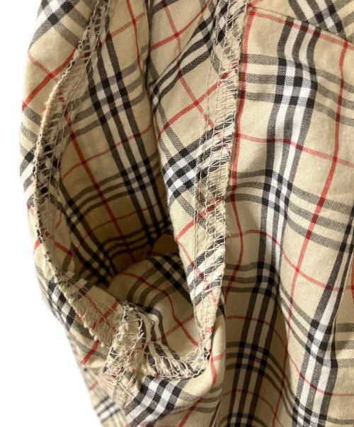BURBERRY BLUE LABEL（バーバリー ブルー レーベル）BURBERRY BLUE LABEL (バーバリー ブルー レーベル) ノバチェック長袖シャツ ベージュ サイズ:38の古着・服飾アイテム