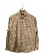 BURBERRY LONDON BLUE LABELバーバリーロンドンブルーレーベル）の古着「ノバチェック長袖シャツ」｜ベージュ