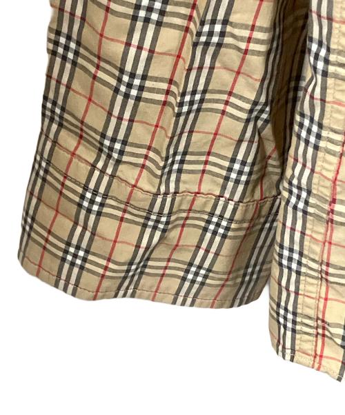 BURBERRY LONDON BLUE LABEL（バーバリーロンドンブルーレーベル）BURBERRY LONDON BLUE LABEL (バーバリーロンドンブルーレーベル) ノバチェック長袖シャツ ベージュ サイズ:Lの古着・服飾アイテム