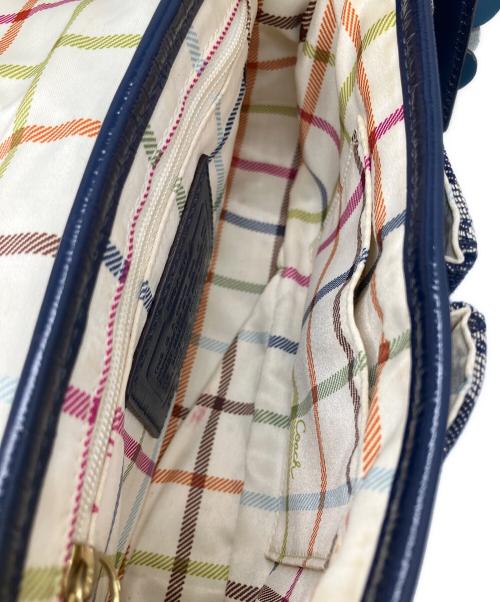COACH（コーチ）COACH (コーチ) ショルダーバッグ ブルーの古着・服飾アイテム