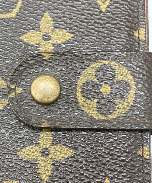 LOUIS VUITTON（ルイ ヴィトン）LOUIS VUITTON (ルイ ヴィトン) ポルトパピエ・ジップ ブラウンの古着・服飾アイテム