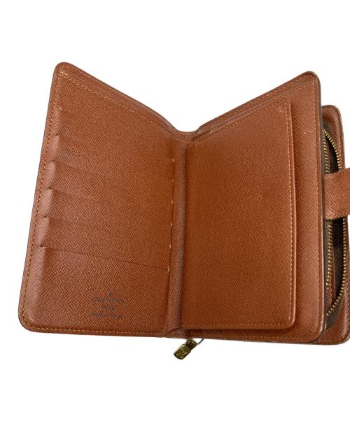 LOUIS VUITTON（ルイ ヴィトン）LOUIS VUITTON (ルイ ヴィトン) ポルトパピエ・ジップ ブラウンの古着・服飾アイテム
