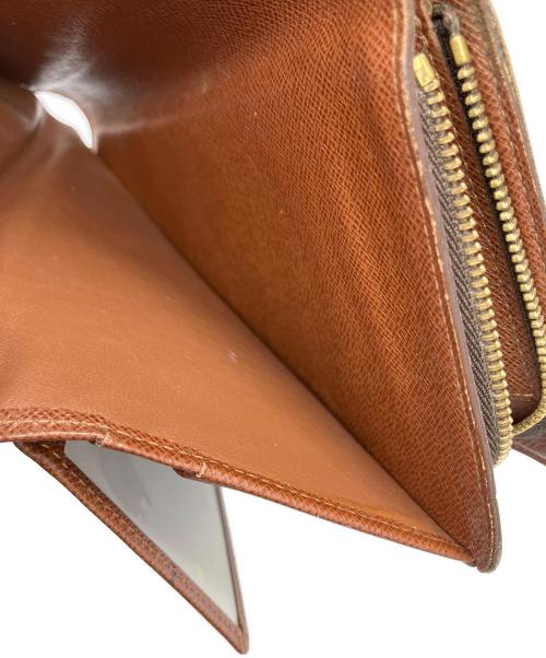 LOUIS VUITTON（ルイ ヴィトン）LOUIS VUITTON (ルイ ヴィトン) ポルトパピエ・ジップ ブラウンの古着・服飾アイテム