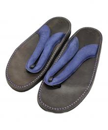 THE BOOTS FACTORY（ザ ブーツファクトリー）の古着「サンダル グレー×ネイビー」｜グレー×ネイビー