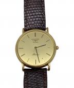 LONGINESロンジン）の古着「腕時計　レザーベルト」