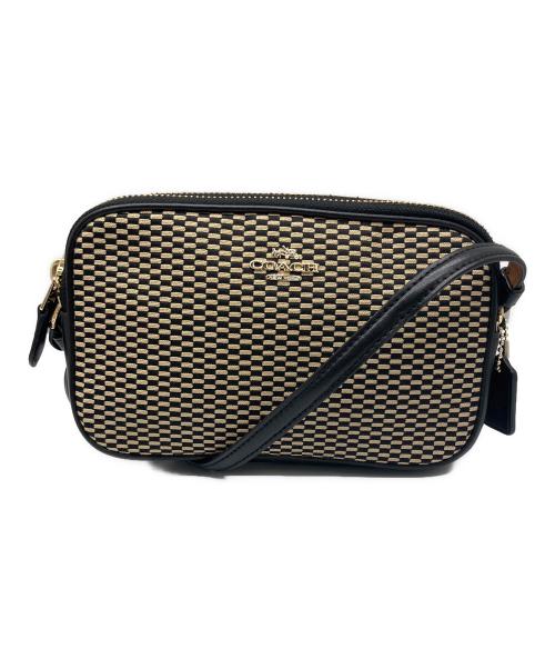 COACH（コーチ）COACH (コーチ) ショルダーバッグ ブラック×ホワイトの古着・服飾アイテム