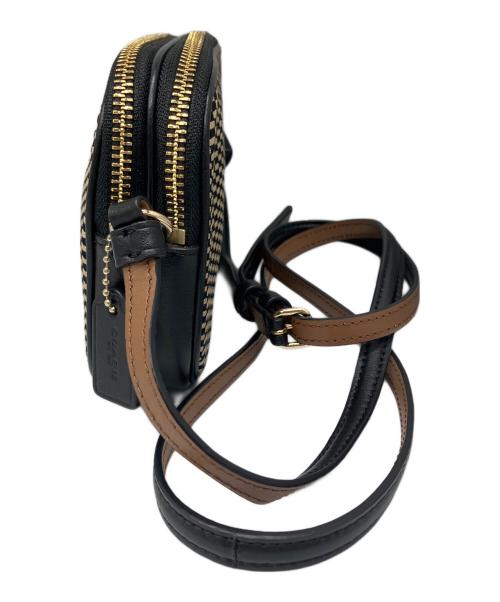 COACH（コーチ）COACH (コーチ) ショルダーバッグ ブラック×ホワイトの古着・服飾アイテム