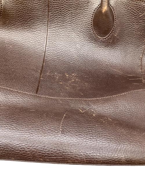 PID（ピーアイディー）PID (ピーアイディー) レザートートバッグ ブラウンの古着・服飾アイテム