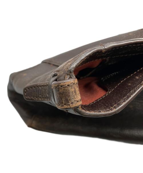 PID（ピーアイディー）PID (ピーアイディー) レザートートバッグ ブラウンの古着・服飾アイテム