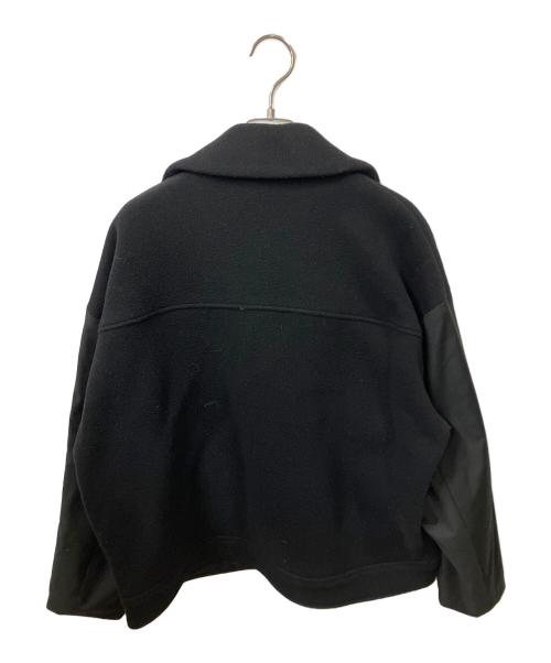 Si:m（スィーム）Si:m (スィーム) ウールショートコート ブラック サイズ:38の古着・服飾アイテム