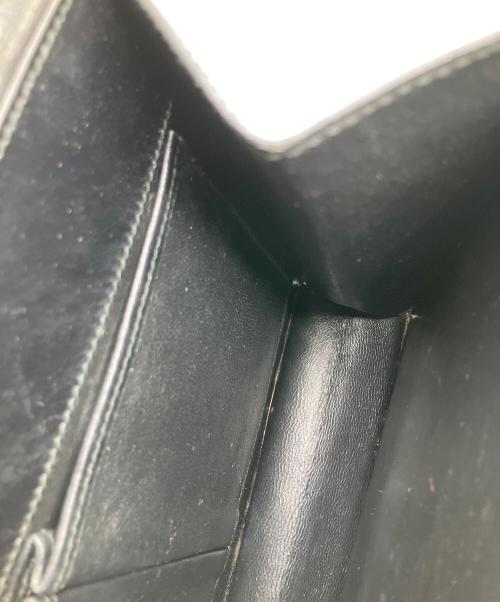 CELINE（セリーヌ）CELINE (セリーヌ) レザーハンドバッグ ブラック×ホワイト ブラック×ホワイトの古着・服飾アイテム