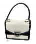 CELINE（セリーヌ）の古着「レザーハンドバッグ ブラック×ホワイト」｜ブラック×ホワイト