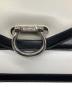中古・古着 CELINE (セリーヌ) レザーハンドバッグ ブラック×ホワイト ブラック×ホワイト：40000円