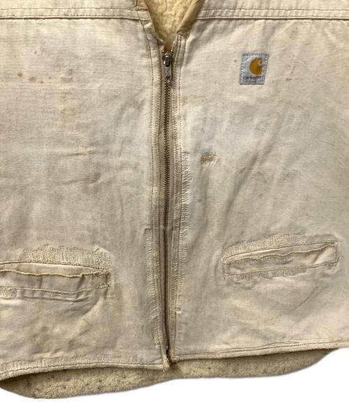 CarHartt（カーハート）CarHartt (カーハート) 90s ベスト シェルパ ベージュ サイズ:XXLの古着・服飾アイテム