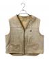 CarHartt（カーハート）の古着「90s ベスト シェルパ」｜ベージュ