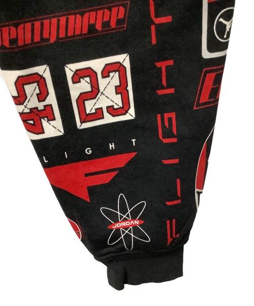 JORDAN（ジョーダン）JORDAN (ジョーダン) JORDAN BRAND M J ESS AOP FLC PANT BLACK/VARSITY RED ブラック サイズ:Mの古着・服飾アイテム