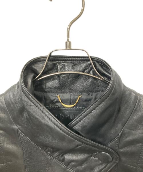 moda italiana（モーダイタリアーナ）moda italiana (モーダイタリアーナ) レザージャケット ブラック サイズ:１１の古着・服飾アイテム