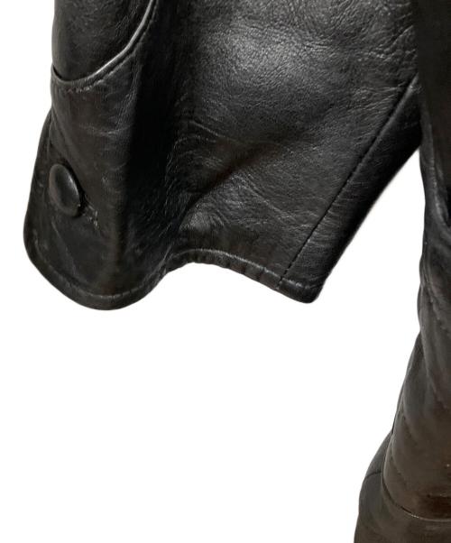 moda italiana（モーダイタリアーナ）moda italiana (モーダイタリアーナ) レザージャケット ブラック サイズ:１１の古着・服飾アイテム